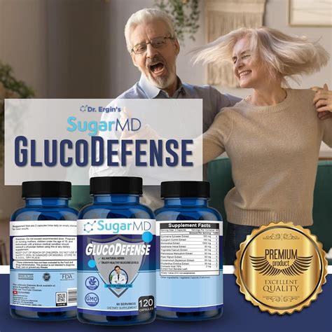 SugarMD GlucoDefence Advanced Glucose Support - 120 Capsules by Dr. Ergin