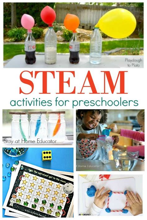 15 Unbelievable Preschool STEAM Activities - Stay At Home Educator | Summer preschool activities ...