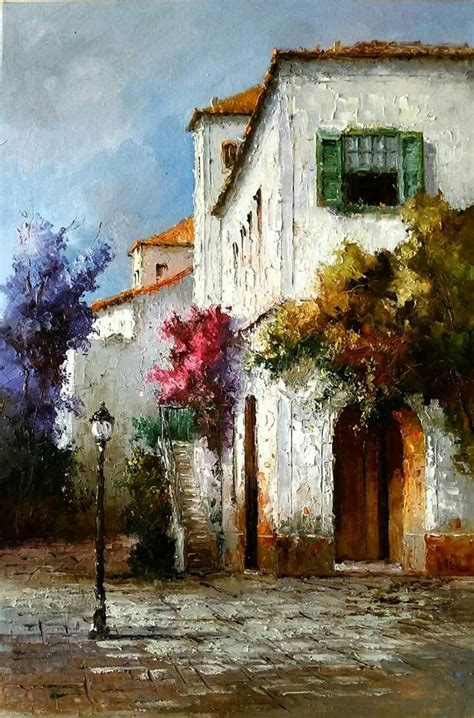 Casa antigua Painting Art Projects, Canvas Art Painting, Painting ...