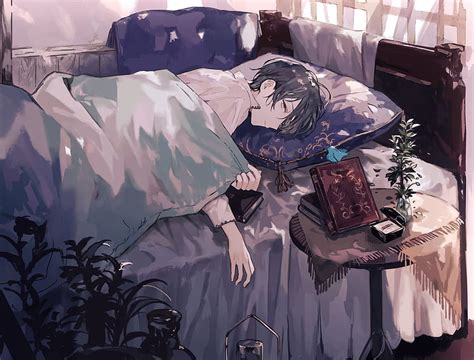 Anime Male Sleeping