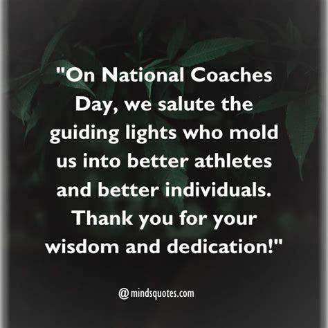 70 National Coaches Day Quotes, Wishes, Messages & Captions