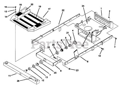 Snapper Z 2002K (7080186) - Snapper Zero-Turn Mower, 20hp Frame Sides And Related Parts Parts ...