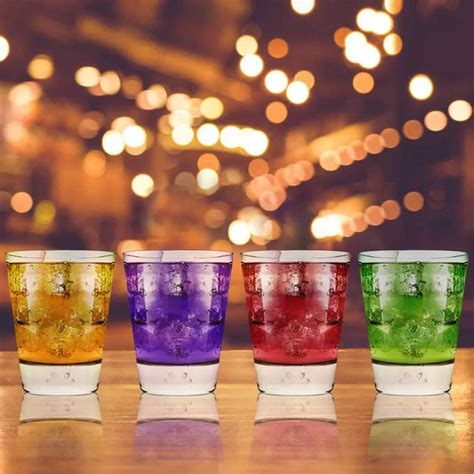 30ml Mini Liquor Shot Glasses Cup For Strong Vodka Vivid Colors Painting Custom Logo Rain Forest ...