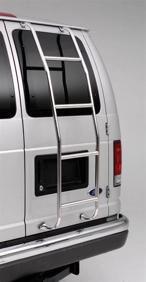 Stainless Steel Van Ladder for Chevy/GMC Express/Savana Vans - 093C97 - Upfit Supply