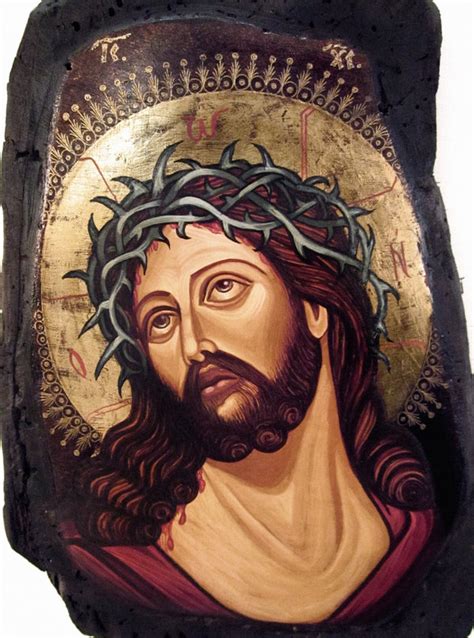 Jesus Crown Of Thorns Painting at PaintingValley.com | Explore collection of Jesus Crown Of ...