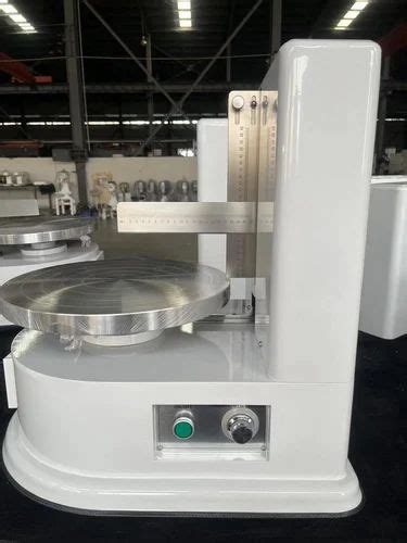 Stainless Steel(SS) Semi-Automatic CAKE ICING MACHINE, For Bakery at Rs 35500/piece in New Delhi