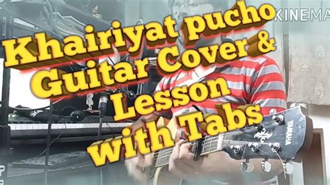 Khairiyat Guitar lesson | Intro and chords | Khairiyat cover - YouTube