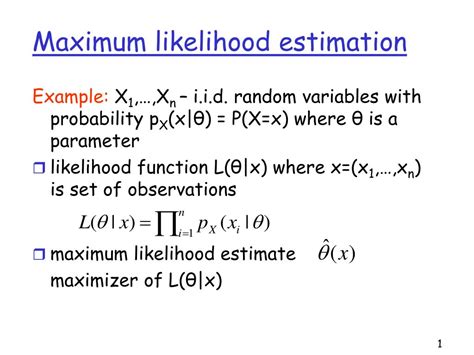 PPT - Maximum likelihood estimation PowerPoint Presentation, free download - ID:179158