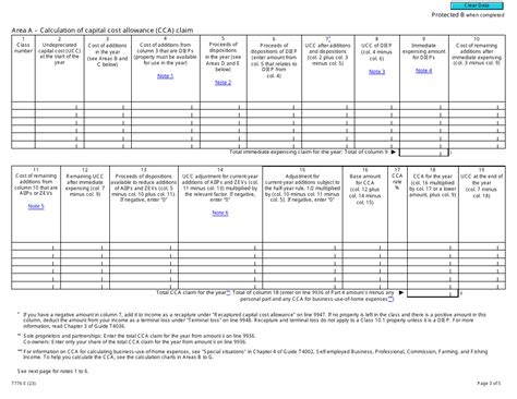 Form T776 Download Fillable PDF or Fill Online Statement of Real Estate Rentals, Canada ...