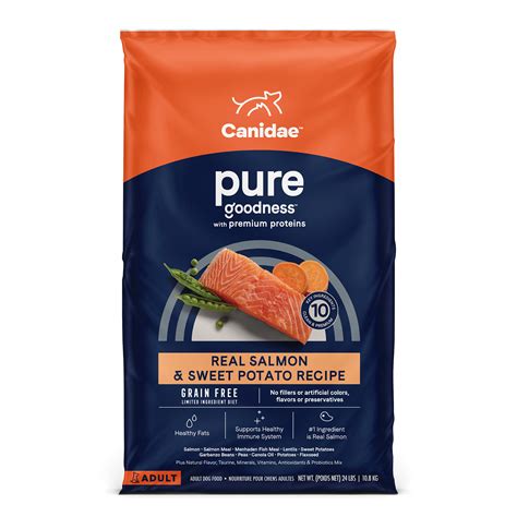 Canidae Pure Real Salmon & Sweet Potato Recipe Adult Dry Dog Food, 24 lbs. | Petco