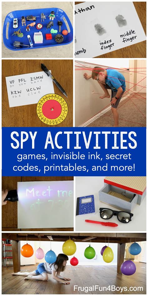 Spy and Secret Code Activities for Kids - Frugal Fun For Boys and Girls