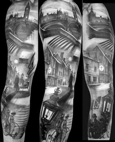 50 Sherlock Holmes Tattoo Designs For Men - Detective Ideas