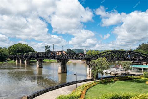 Premium Photo | Ancient bridge on River Kwai history of world war II at Kanchanaburi