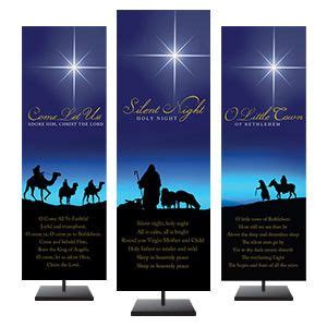 Christmas banners, Church banners, Christmas advent