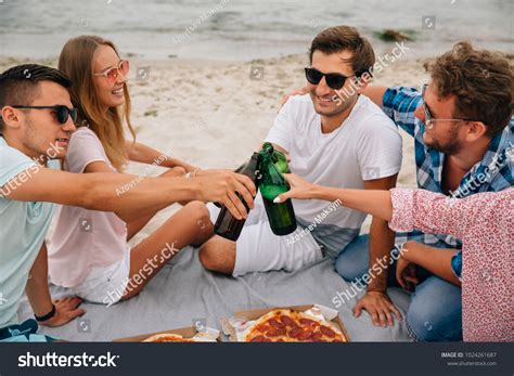 Group Best Friends Making Toast Drinking Stock Photo 1024261687 | Shutterstock