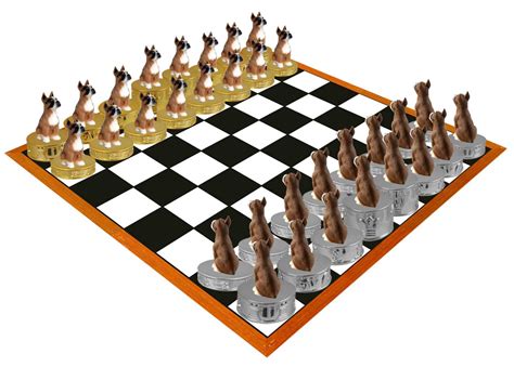 Boxer Chess Set