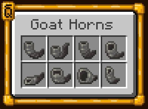 Visual Goat Horns [OptiFine] Minecraft Texture Pack