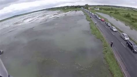 west mersea strood flooded..Arial footage - YouTube