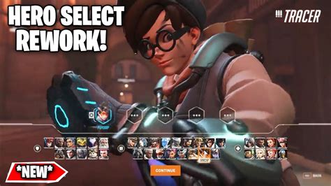 This *NEW* Hero Select Rework is AMAZING! - Overwatch 2 - YouTube