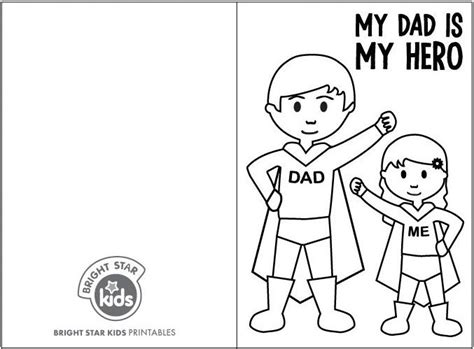 Super Dad: Father’s Day Printable Super Hero Dad, My Dad My Hero ...