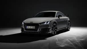 Audi TT Coupe And Roadster Black Edition With Amplified Black Package