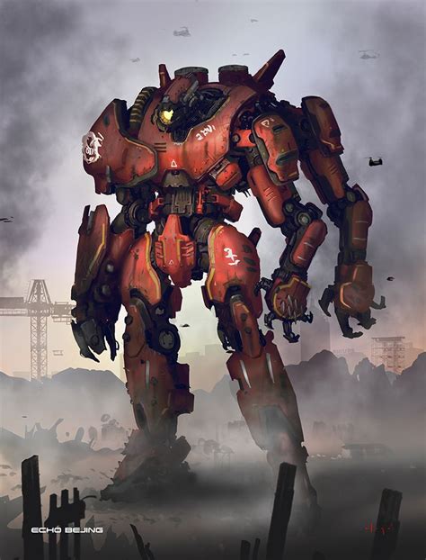 Cool Robots, Giant Robots, Big Robots, Arte Robot, Robot Art, Crimson ...