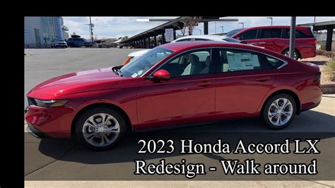 2023 Honda Accord LX features - Redesign Walk around - YouTube