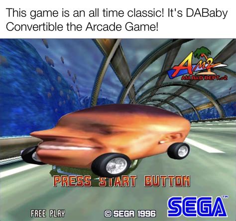 (Meme) DABaby Convertible The Arcade Game. An absolute classic : r/gaming