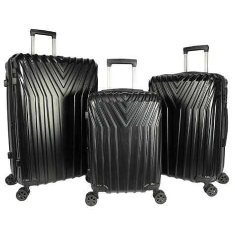 World Traveler Skyline Hardside 3-piece Spinner Luggage Set : Target