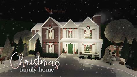 Bloxburg House Ideas For Christmas