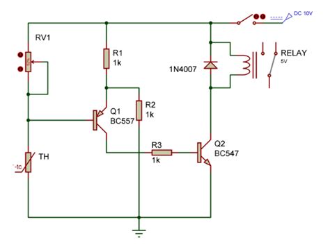 Temperature Relay controller switch Circuit - Gadgetronicx