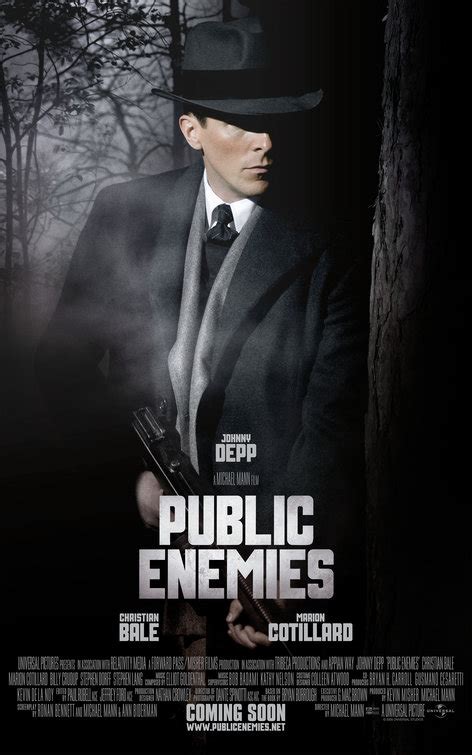 Public Enemies Movie Poster (#2 of 5) - IMP Awards