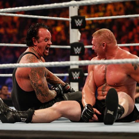 Undertaker vs. Brock Lesnar at WWE Hell in a Cell 2015 Is Right Call | Bleacher Report | Latest ...