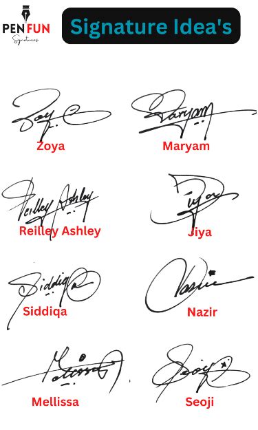 Signature Style Of My Name In English