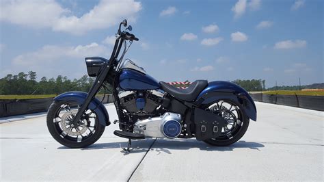 2015 Harley-Davidson® FLSTFB Softail® Fat Boy® Lo (Custom Midnight Blue), Spring, Texas (639133 ...