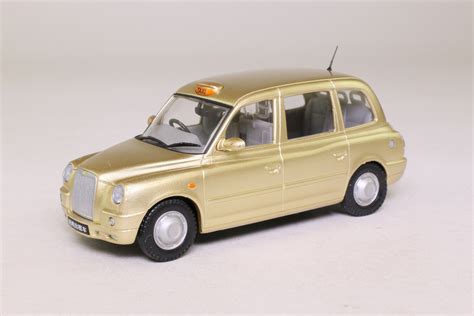 Oxford Diecast TX4002; London Taxi TX4; Metallic Gold; Excellent Boxed ...