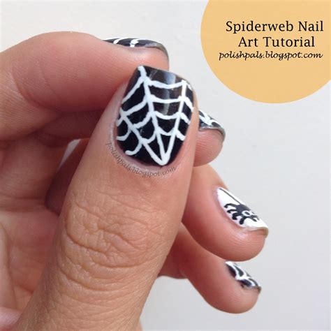 Polish Pals: Spiderweb Nail Art Tutorial