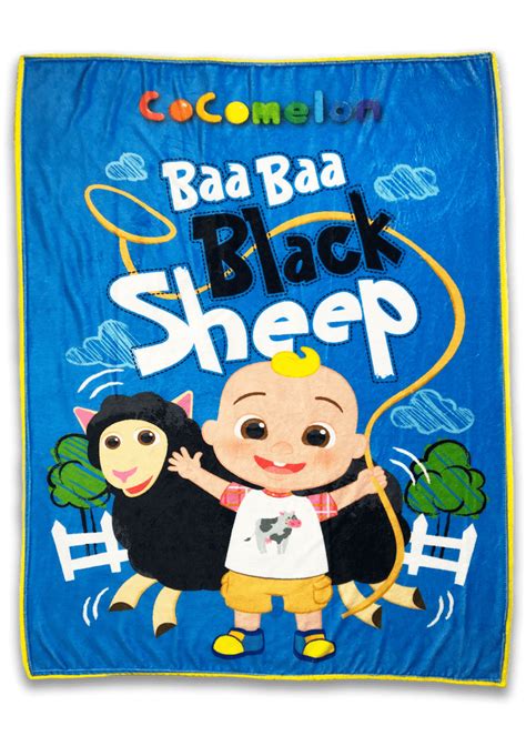 CoComelon Baa Baa Black Sheep Blanket | CoComelon Toys, Clothes, Blankets, and More for Toddlers ...