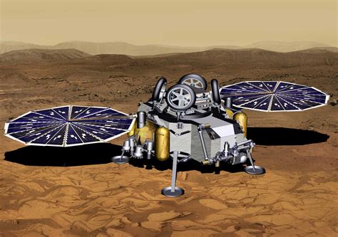 Mars Sample Return Lander With Solar Panels Deployed (Artist's Concept ...