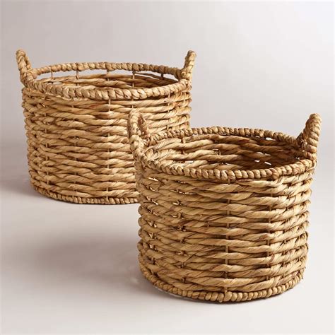 Water hyacinth storage basket – Mekocraft | Handicraft Vietnam ...