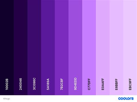 Purple Palette, Color Schemes Colour Palettes, Purple Color Code, Aesthetic Galaxy, Web Design ...