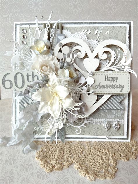 60th Anniversary Card - Scrapbook.com Wedding Anniversary Cakes ...