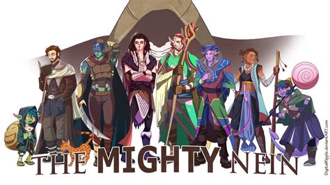 CriticalROLE Campaign 2 - The Mighty Nein by DigitalRippleARTs on DeviantArt