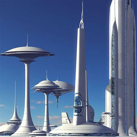 futuristic sci-fi buildings 3d max | Sci fi concept art, Futuristic ...