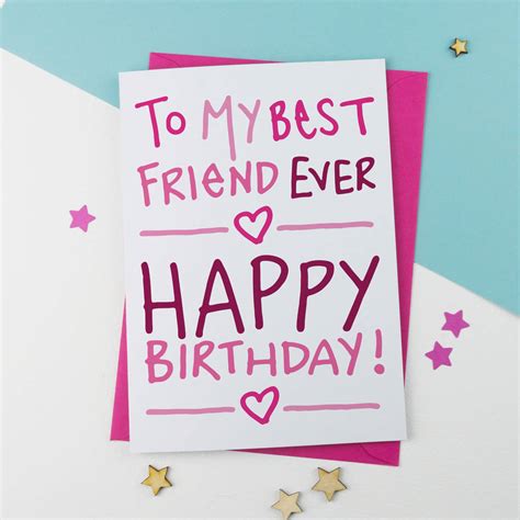 Best Friend Birthday Card By A is for Alphabet