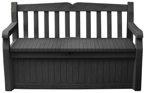 Keter Eden Bench 265L Garden Storage Box – Grey (2938895) | Argos Price ...