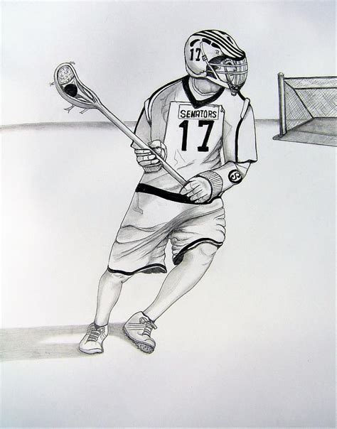 Lacrosse Stick Sketch at PaintingValley.com | Explore collection of Lacrosse Stick Sketch