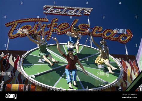 The Devil's Wheel at the Oktoberfest, Munich, Bavaria, Germany Stock Photo - Alamy