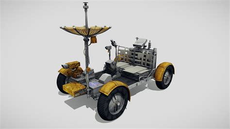 Apollo Lunar Rover Moon Car - Buy Royalty Free 3D model by SQUIR3D ...