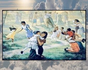 First Moments in Heaven Painting - Etsy